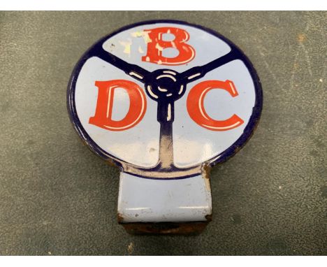 A VINTAGE ENAMEL BEFORD DRIVERS CLUB BADGE 