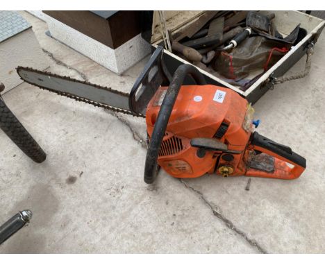 A TIMBERPRO CS6150 PETROL CHAINSAW 