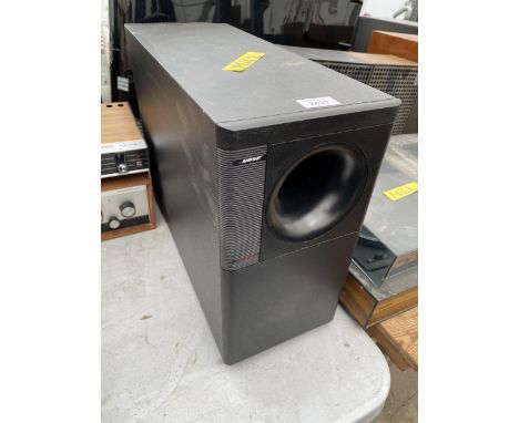 A BOSE SUBWOOFER SPEAKER 