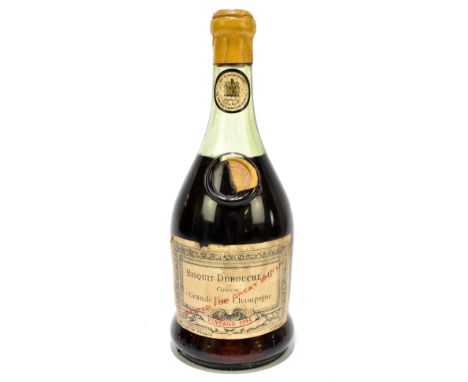 COGNAC; a rare bottle of Bisquit Dubouche &amp; Co Cognac Grande Fine Champagne, vintage 1914.Additional InformationThe label