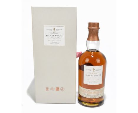 WHISKY; a bottle of Hazelwood 110th birthday&nbsp;of Janet Sheed Roberts limited edition blended Scotch Whisky, in presentati