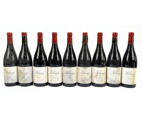 FRANCE; nine bottles of Nicolas Potel Volnay red wine, 2005, 750ml (9).


PLEASE NOTE: These items are loose and without boxe