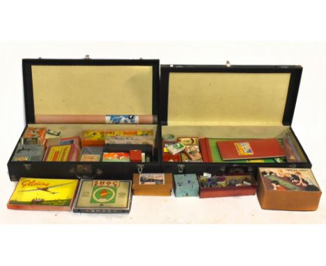 An extensive collection of vintage board and other games including Escalado, Shoc, Flip it Football, Totopoly, etc.&nbsp;