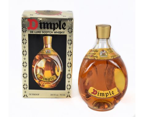 WHISKY; a bottle of Dimple Deluxe Scotch Whisky, in original box.