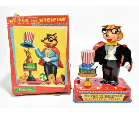 CRAGSTAN; a Japanese tin plate toy, 'Mr Fox the Magician with the Magical Disappearing Rabbit, in original box.Additional Inf