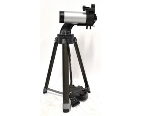 MEADE AUTOSTAR; a battery operated telescope with integral tripod case, height when closed 88cm.Additional InformationThe top
