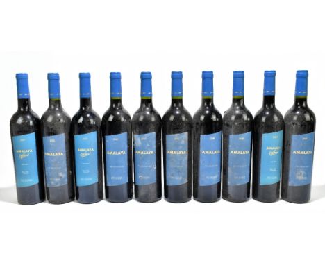 ARGENTINA; seven bottles of Amalaya Tinto (Malbec) red wine, 2008 and three bottles 2007 (10).



PLEASE NOTE: These items ar