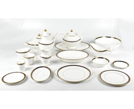 ROYAL DOULTON; a one hundred and nineteen piece 'Kendal' H5171 dinner and tea service comprising ten dinner plates, ten side 