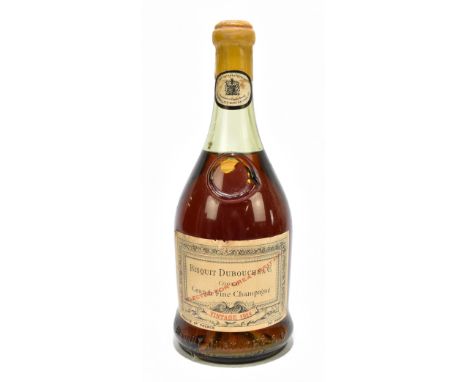 COGNAC; a rare bottle of Bisquit Dubouche &amp; Co Cognac Grande Fine Champagne, vintage 1914.Additional InformationLabel sta