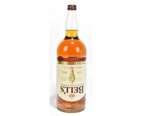 WHISKY; a 4.5ltr single bottle of Bell's blended Scotch Whisky, boxed.Additional InformationLevel low-mid neck when inverted,