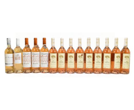 FRANCE; fourteen mixed bottles of rosé wine comprising nine bottles of Ravoire-Fils Les Olivades Méditerranée, three bottles 