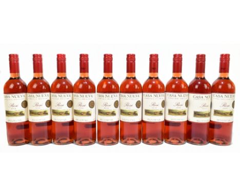 CHILE; ten bottles Casa Nueva Rosé wine, various years comprising seven bottles 2016 and one bottle 2014, 750ml (10).


PLEAS