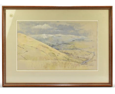 ROSEMARY STUBBS; pastel, 'Towards to Whaley Bridge', signed lower right, with original from Alderley Gallery Ltd verso with p