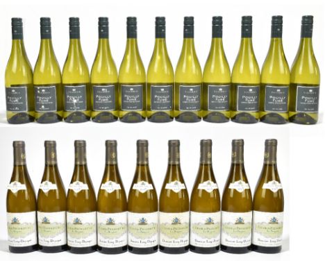 FRANCE; twenty bottles of mixed white wine comprising nine bottles of Domaine Long-Depaquit Chablis Premier Cru Les Beugnons 