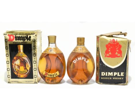 WHISKY; a single bottle of boxed John Haig &amp; Co Ltd Dimple Scotch Whisky and a further similar boxed bottle (2).Additiona
