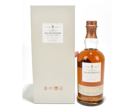 WHISKY; a single bottle of Hazelwood limited edition 110th birthday&nbsp;of Janet Sheed Roberts edition blended Scotch Whisky