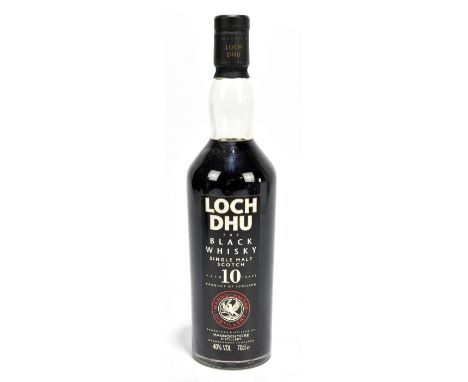 WHISKY; a single bottle of Loch Dhu ‘The Black Whisky’ Single Malt Scotch aged 10 years, 70cl, 40%. &nbsp;Additional Informat