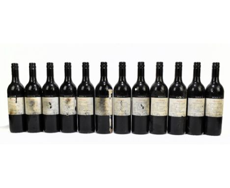 AUSTRALIA; twelve bottles of Barossa Valley South Australia, Block 73 Shiraz red wine, 750ml (12).

PLEASE NOTE: These items 