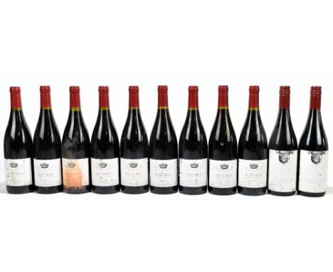 FRANCE; six bottles of La Reine de L'Arenite Fleurie red wine, 2011, with three bottles of Fleurie 2014 and two further bottl