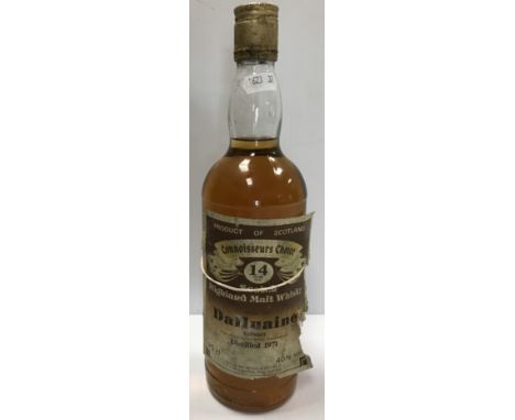 One bottle Dailuaine Distillery Connoisseurs Choice Fourteen Year Old Scotch Whisky distilled 1971