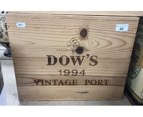 A case (twelve bottles) Dow's Vintage Port 1994, owc