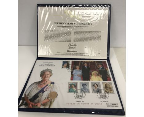 A Her Majestry Queen Elizabeth The Queen Mother 1900-2002 Life and Times of The Queen Mother Collection gold sovereign First 