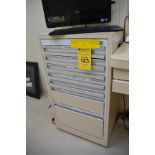 Lot - (2) Rolling Cabinets with Contents