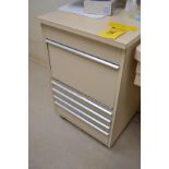 Lot - (2) Rolling Cabinets with Contents