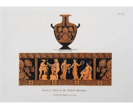 MOSES, Henry, 'A Collection of Antique Vases, Altars, Paterae, Tripods, Candelabra, Sarcophagi etc' 170 plates printed by Boh