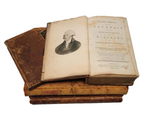 BUCHAN, William, Domestic Medicine. 7th Ed. 1781. with portrait plus LAWRENCE, Richard, Structure and Animal, Oeconomy, Londo