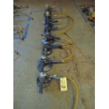 LOT OF PNEUMATIC RIGHT ANGLE GRINDERS (9), assorted (Location: 2033 SW 22nd Street, Oklahoma City,