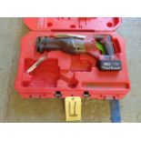 RECIPROCATING SAW, MILWAUKEE, battery pwrd. (no charger) (Location: 2033 SW 22nd Street, Oklahoma