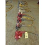 LOT OF PNEUMATIC RIGHT ANGLE GRINDERS (9), assorted (Location: 2033 SW 22nd Street, Oklahoma City,