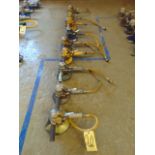 LOT OF PNEUMATIC RIGHT ANGLE GRINDERS (9), assorted (Location: 2033 SW 22nd Street, Oklahoma City,