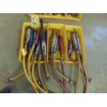 LOT OF PNEUMATIC SCALERS, assorted (in three boxes) (Location: 2033 SW 22nd Street, Oklahoma City,