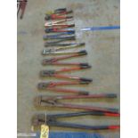 LOT OF BOLT CUTTERS (12), assorted (Location: 2033 SW 22nd Street, Oklahoma City, OK 73108)