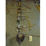 LOT OF PNEUMATIC RIGHT ANGLE GRINDERS (10), assorted (Location: 2033 SW 22nd Street, Oklahoma