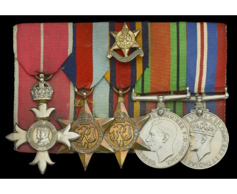 A Second War ‘Chindit Operations’ O.B.E. group of five attributed to Lieutenant-Colonel J. R. Hare, Essex Regiment, late Gren