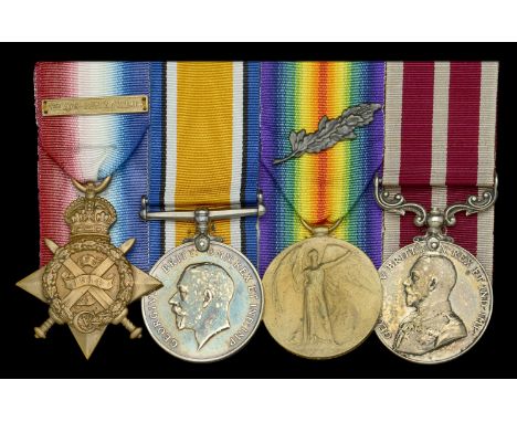 Four: Driver W. F. Bowerman, Royal Horse Artillery  1914 Star, with copy clasp (47804 Dvr: W. F. Bowerman. R.H.A.); British W