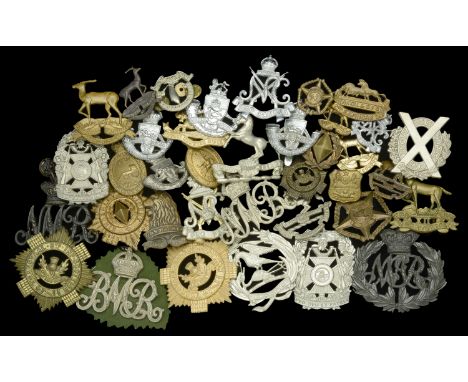 A Selection of South African Military Cap Badges c.1900-60. Including Natal Mounted Rifles, Durban Light Infantry, Transvaal 