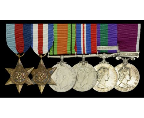 Six: Staff Sergeant J. D. Kibble, Royal Electrical and Mechanical Engineers  1939-45 Star; France and Germany Star; Defence a