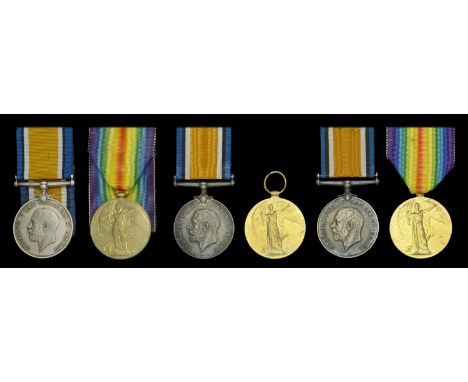 Pair: Private A. Wilson, Manchester Regiment British War and Victory Medals (203685 Pte. A. Wilson. Manch. R.) nearly extreme