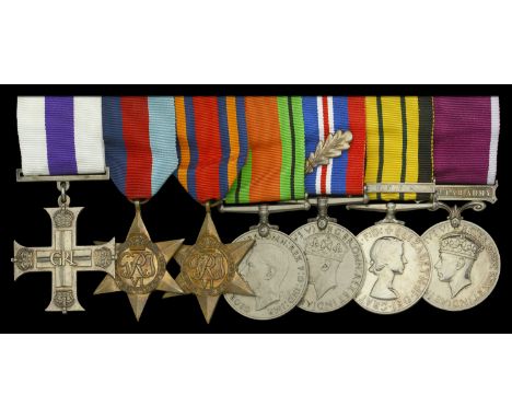A particularly fine Second War ‘Arakan and Kohima operations’ M.C. group of seven awarded to Major T. Casey, 2nd Battalion, S