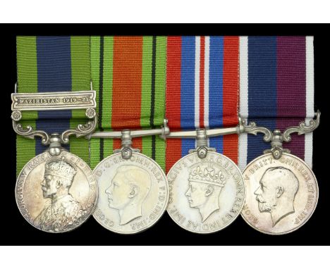 Four: Corporal R. G. Evans, Royal Air Force  India General Service 1908-35, 1 clasp, Waziristan 1919-21 (247411 A.C. 1.  R. G