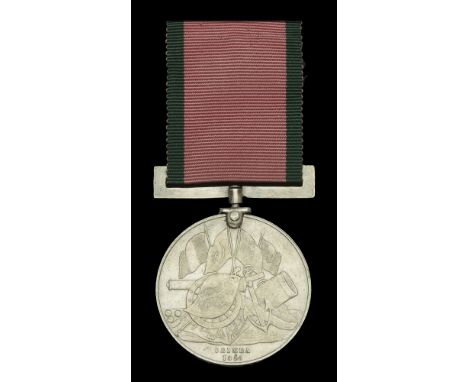 Turkish Crimea 1855, British issue (Corpl. J. Wightman. 2nd Dragoons.) privately engraved naming, fitted with replacement sil