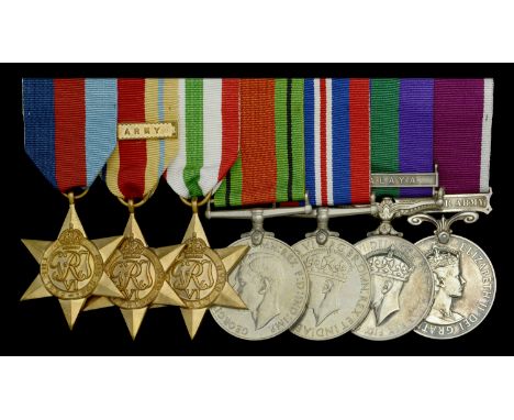 Seven: Warrant Officer Class 2 A. C. Stunell, Royal Electrical and Mechanical Engineers  1939-45 Star; Africa Star, 1 clasp, 