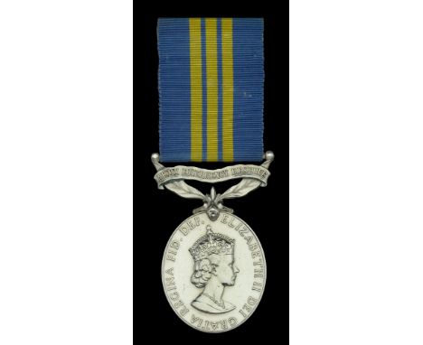 Army Emergency Reserve Efficiency Medal, E.II.R. (22968760 W.O. Cl. 2. L. A. Ward. REME.) mounted as originally worn, very fi