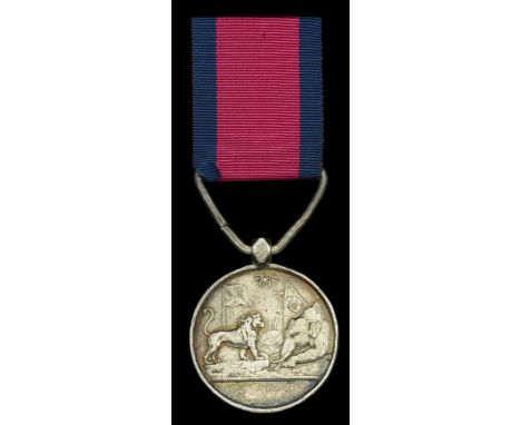 Honourable East India Company Medal for Burma 1824-26, silver, fitted with replacement faceted silver loop and large triangul