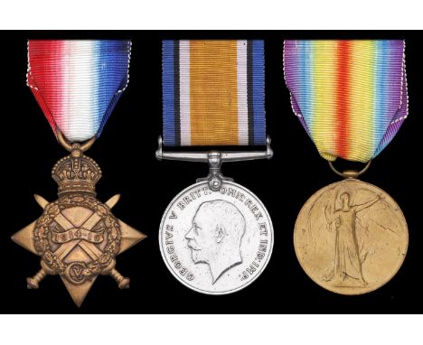 Three: Chief Petty Officer E. Lightfoot, H.M.S. Champion, Royal Navy  1914-15 Star (236188, E. Lightfoot, L.S., R.N.); Britis