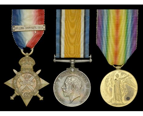 Three: Private R. Furlong, Liverpool Regiment  1914 Star, with copy clasp (7511 Pte. R. Furlong. 1/L’pool: R.); British War a